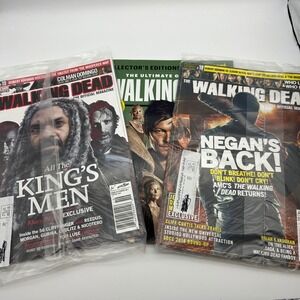 The Walking Dead Magazine Lot Official Issue 18 19 Entertainment Weekly Guide‎